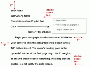 english - MLA format